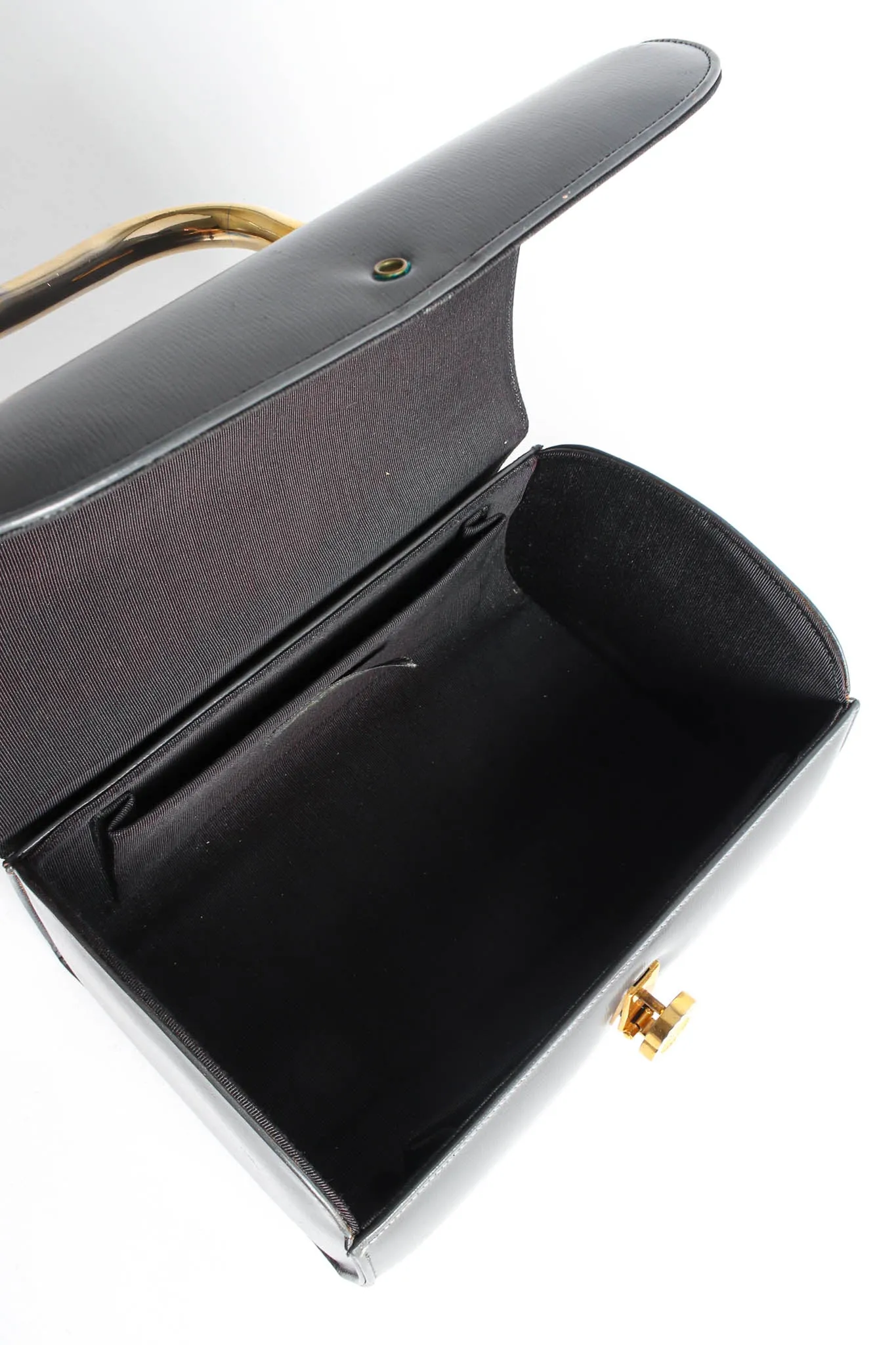 1960s Leather Chest Box Bag