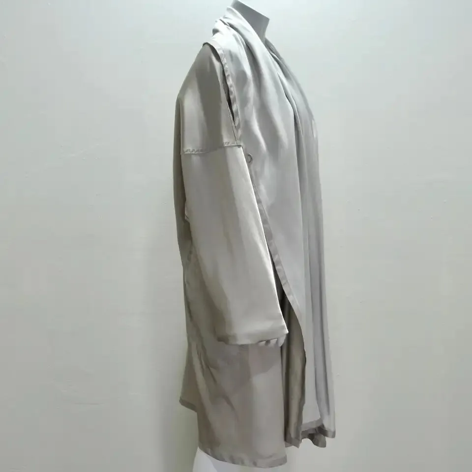 1980s Avant Garde Asymmetric Silk Jacket