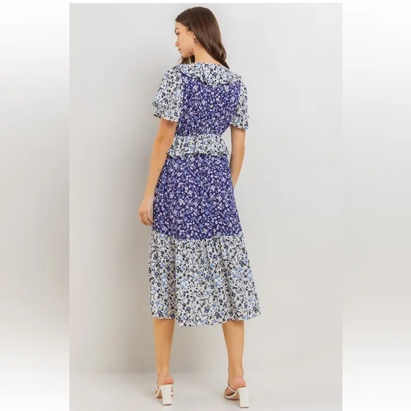 41 Boho V-neck Butterfly Sleeve Dress