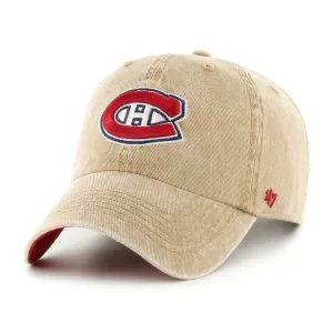 47 Brand NHL Earldor Clean Up  Adjustable Hat - Montreal Canadiens