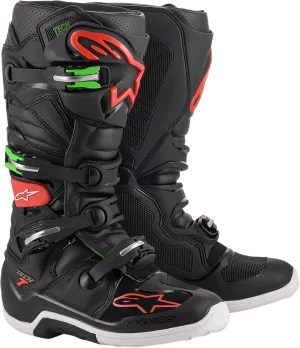 ALPINESTARS(MX) Tech 7 Boots - Black/Red/Green