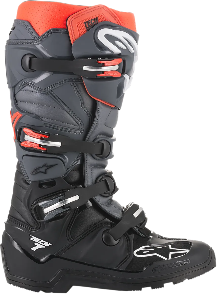 ALPINESTARS(MX) Tech 7 Enduro Boots - Black/Red/Gray