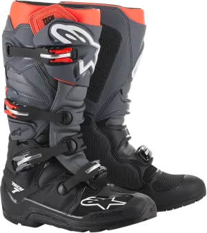 ALPINESTARS(MX) Tech 7 Enduro Boots - Black/Red/Gray