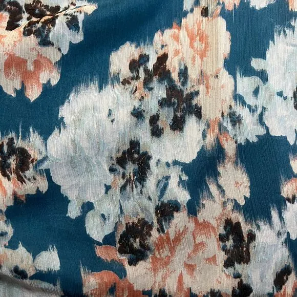 Amuse Society Cape Frio Floral Print Skirt w/ Ruched Side Slits Size Small NEW
