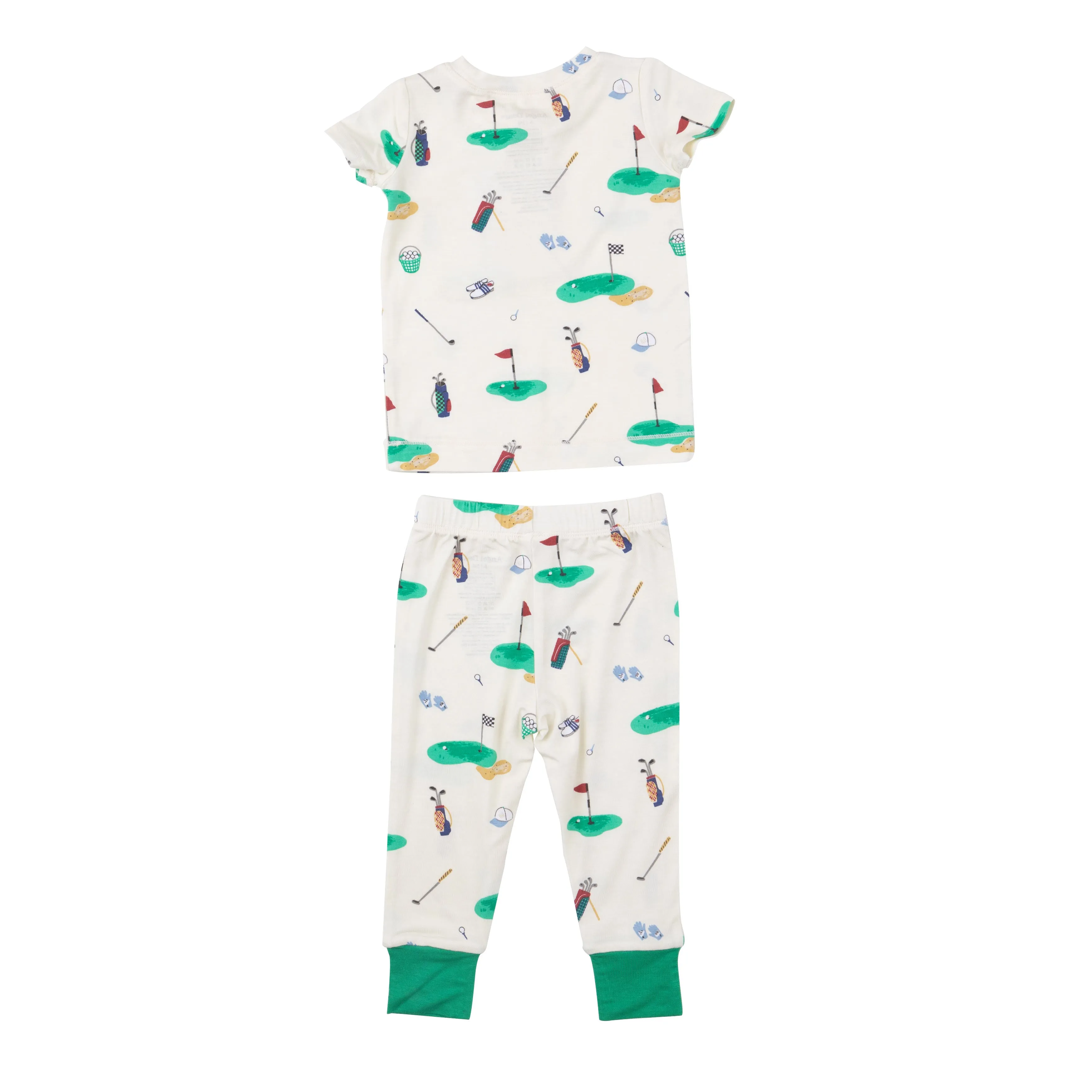 Angel Dear Golf SS Loungewear Set White