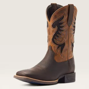 Ariat Men's Dark Brown Cowpuncher VentTEK Broad Square Toe Cowboy Boots