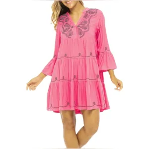 Back From Bali Womens Short Sundress/ PinkSize: Large