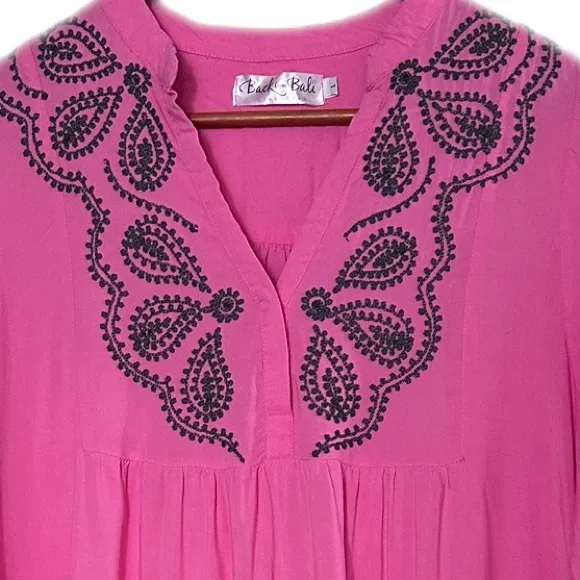 Back From Bali Womens Short Sundress/ PinkSize: Large