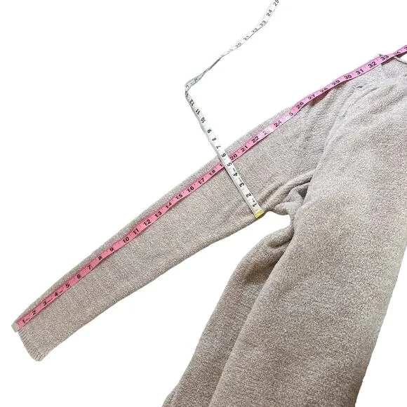 Barefoot Dreams CozyChic Lite Island Wrap Cardigan Sweater Heathered Pewter 1X