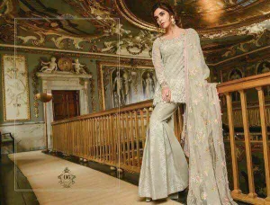 Beautiful dress by Maria in pink and mint green color Model#C 1115