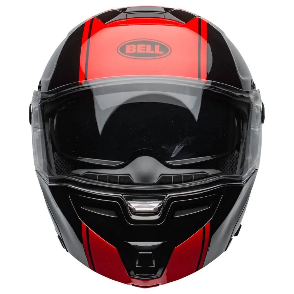 Bell SRT Modular Helmet Ribbon Black / Red