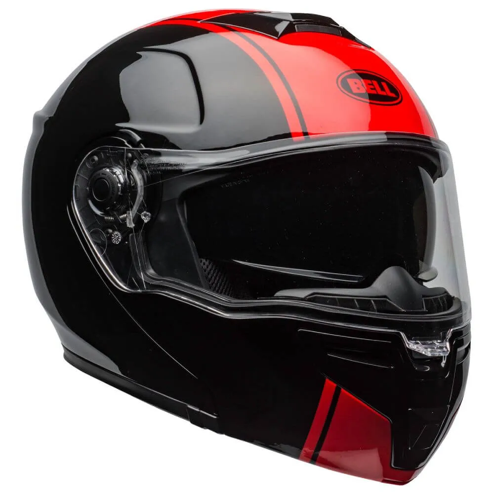 Bell SRT Modular Helmet Ribbon Black / Red