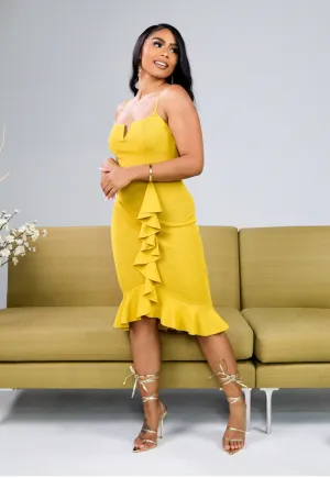 Bianca Dress (Yellow) FINAL SALE