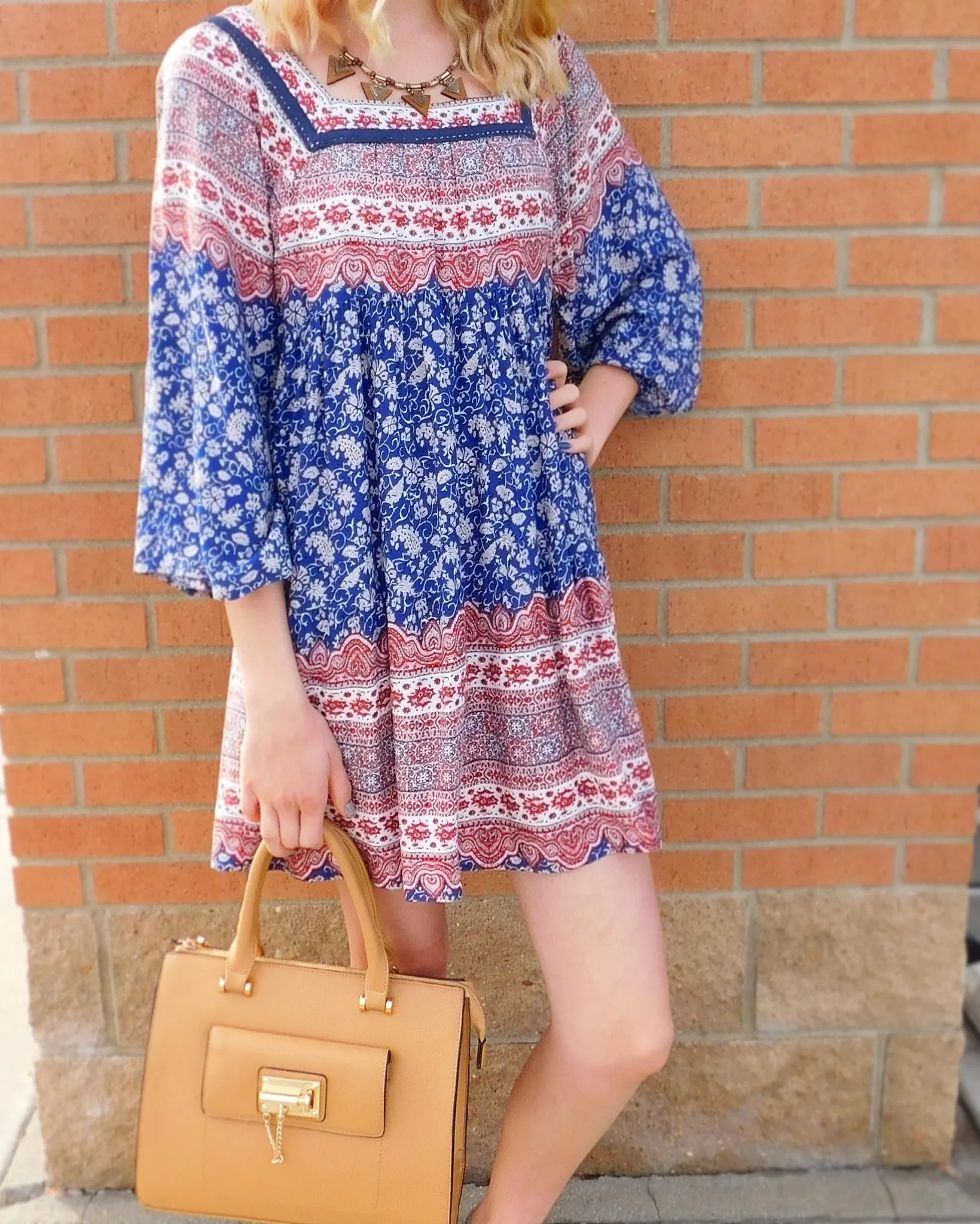 Blu Pepper | Floral Tunic Dress