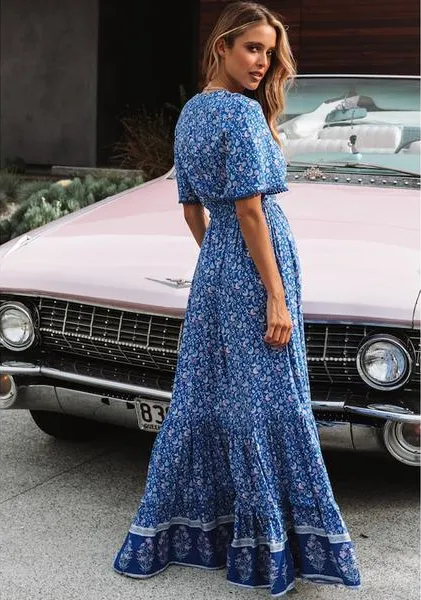 Blue Jungle Dress