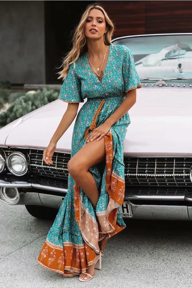 Blue Jungle Dress