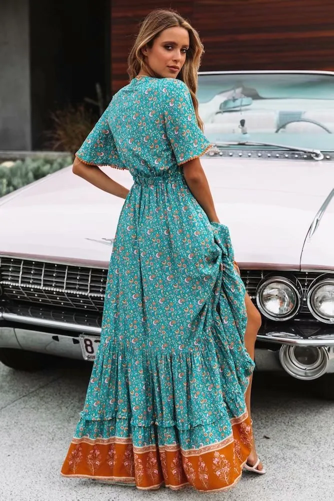 Blue Jungle Dress