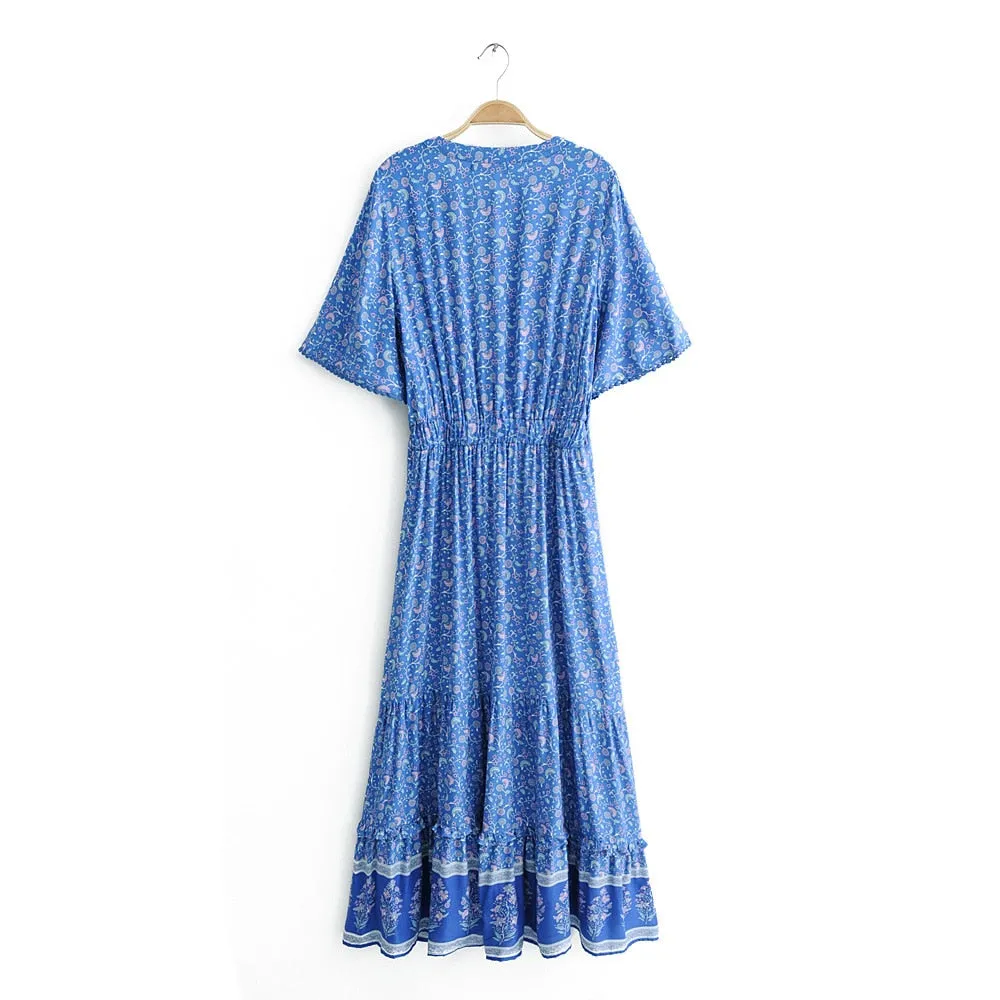 Blue Jungle Dress