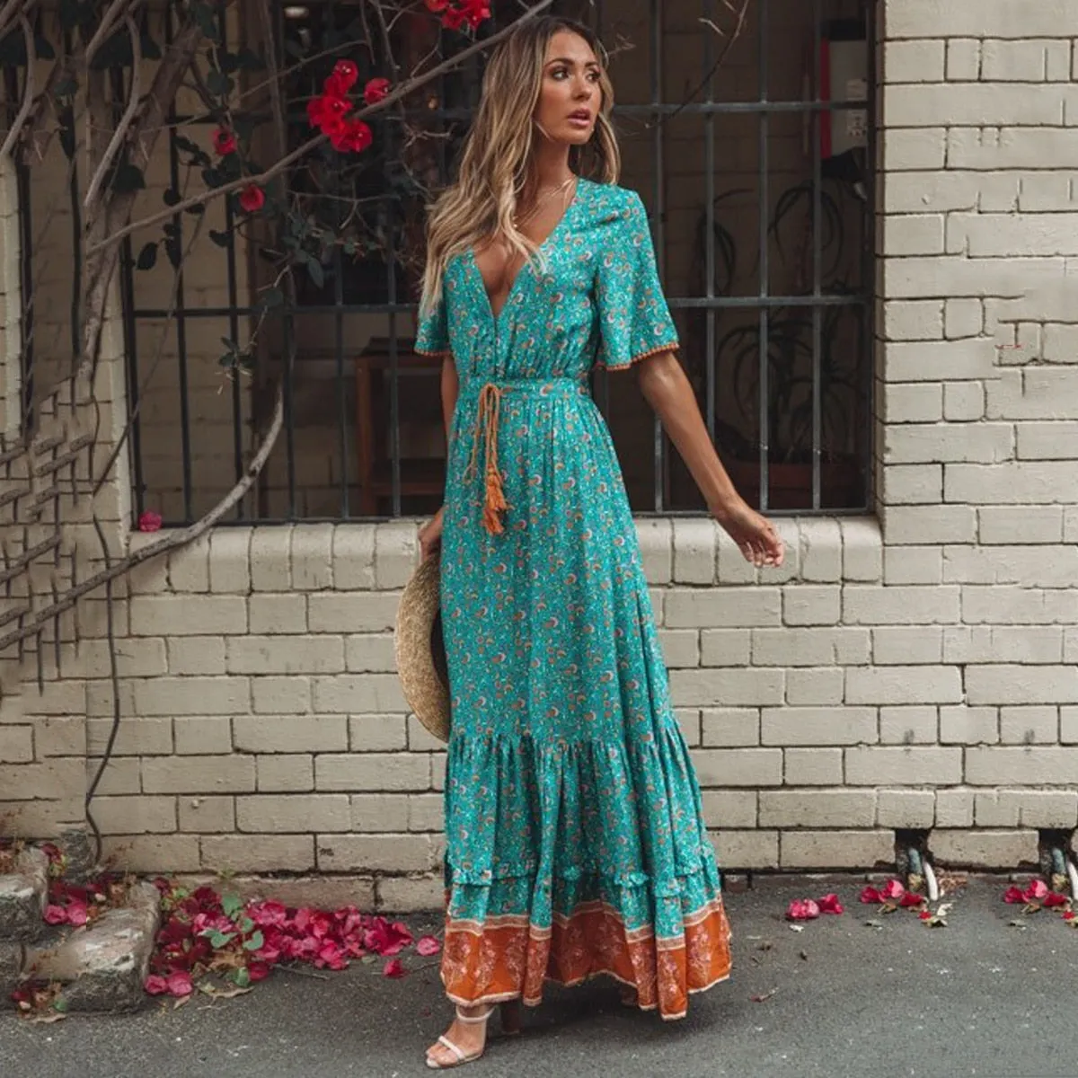 Blue Jungle Dress