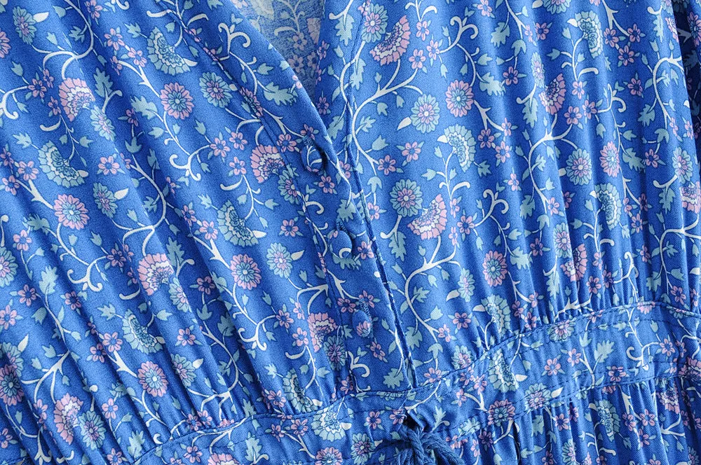 Blue Jungle Dress