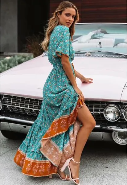 Blue Jungle Dress