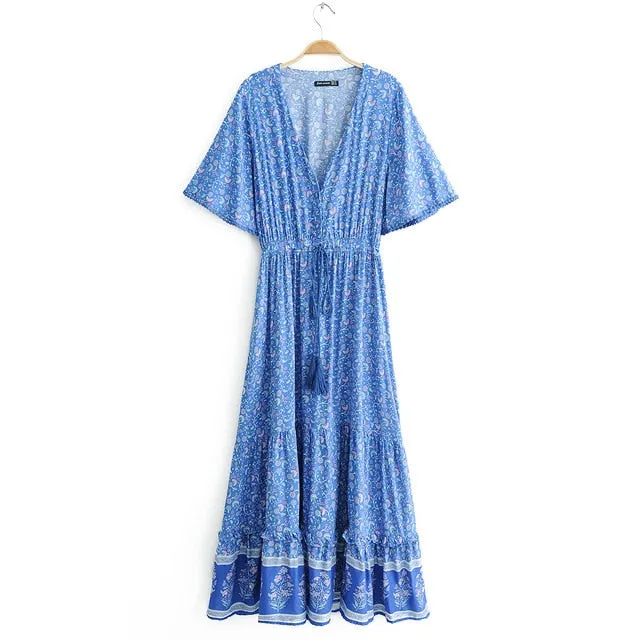 Blue Jungle Dress