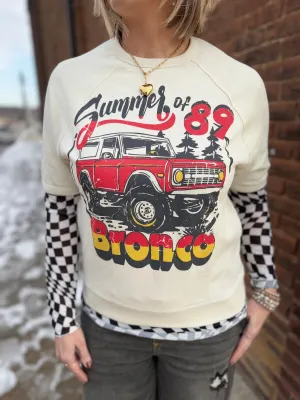 Bronco Short Sleeved Sweatshirt