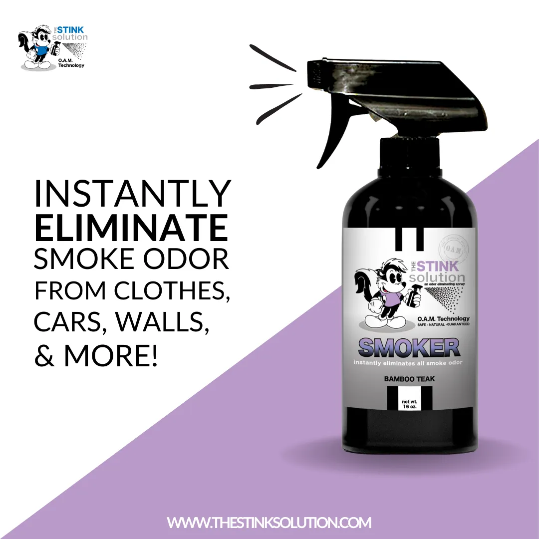 Buy 2 Get 1 FREE - Two Smoke Odor Eliminating Sprays (Bamboo Teak)   One Auto Odor Eliminating Spray (Midnight) 16 oz