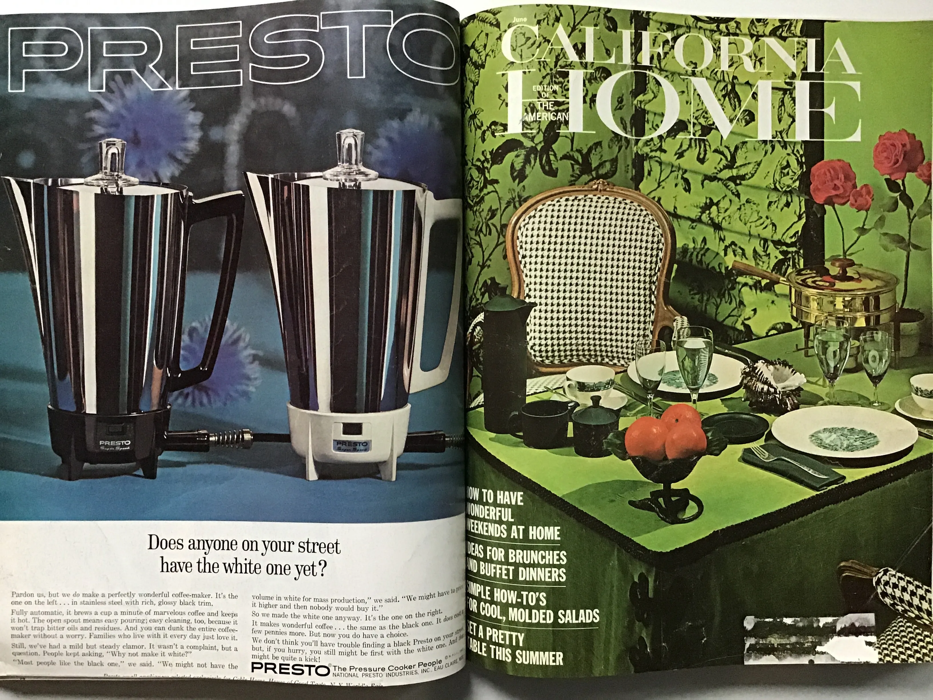 California Home magazine 1964 bound