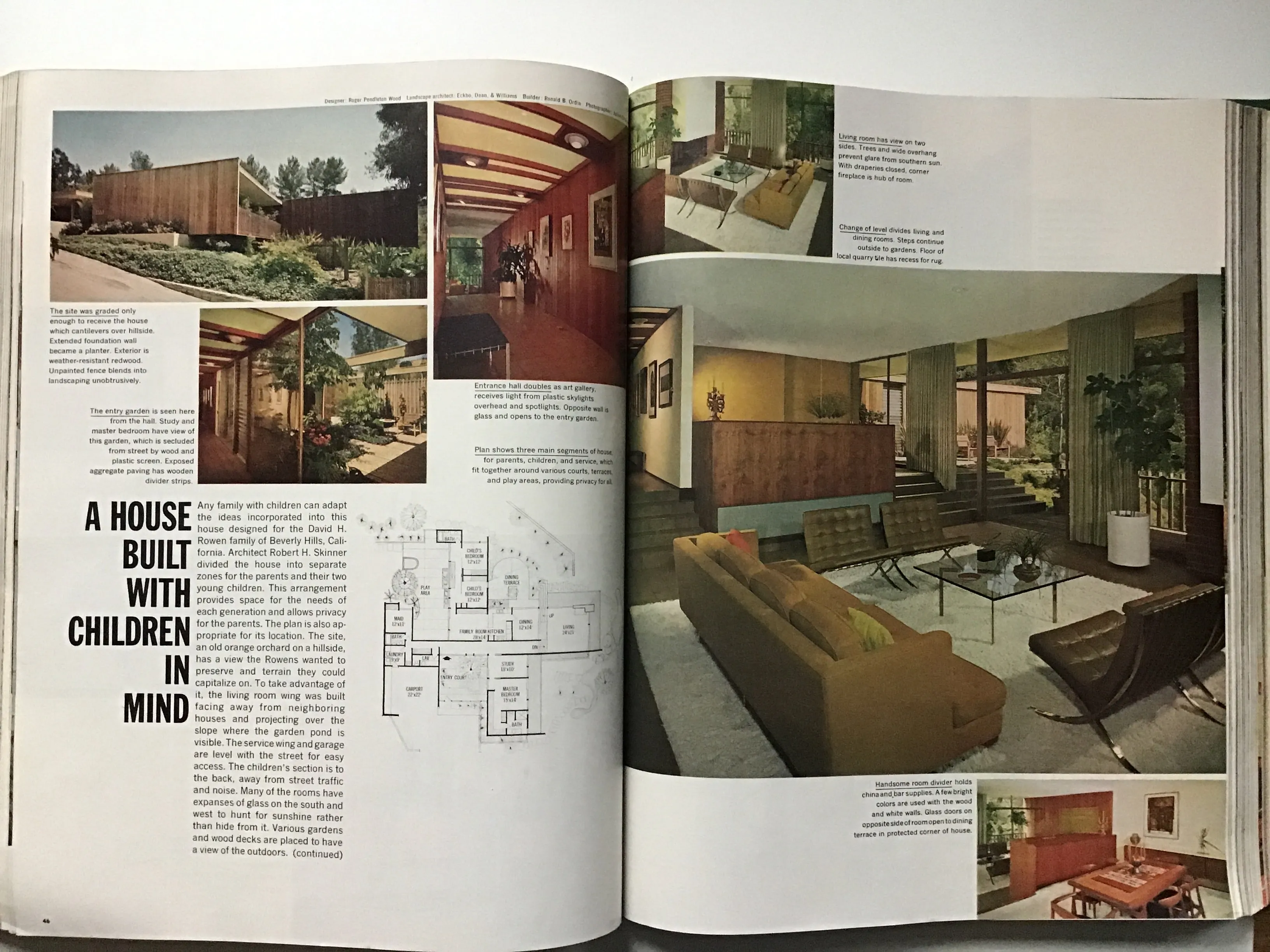 California Home magazine 1964 bound