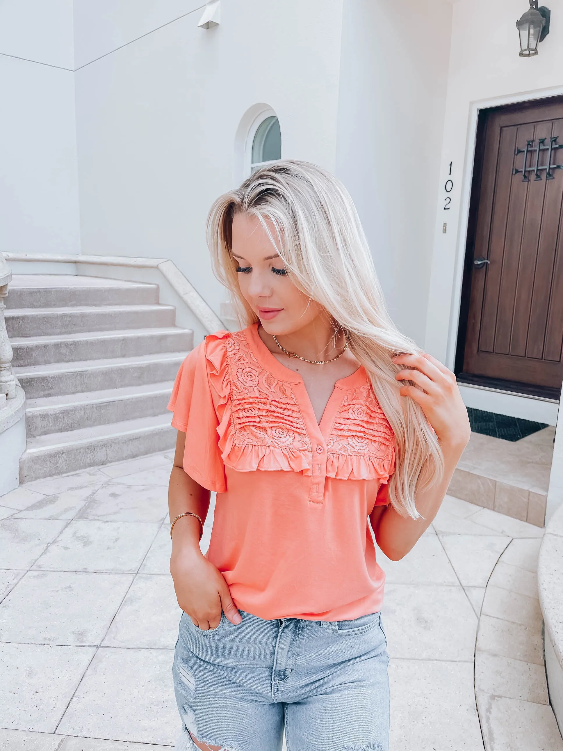 Cameo Peach Top