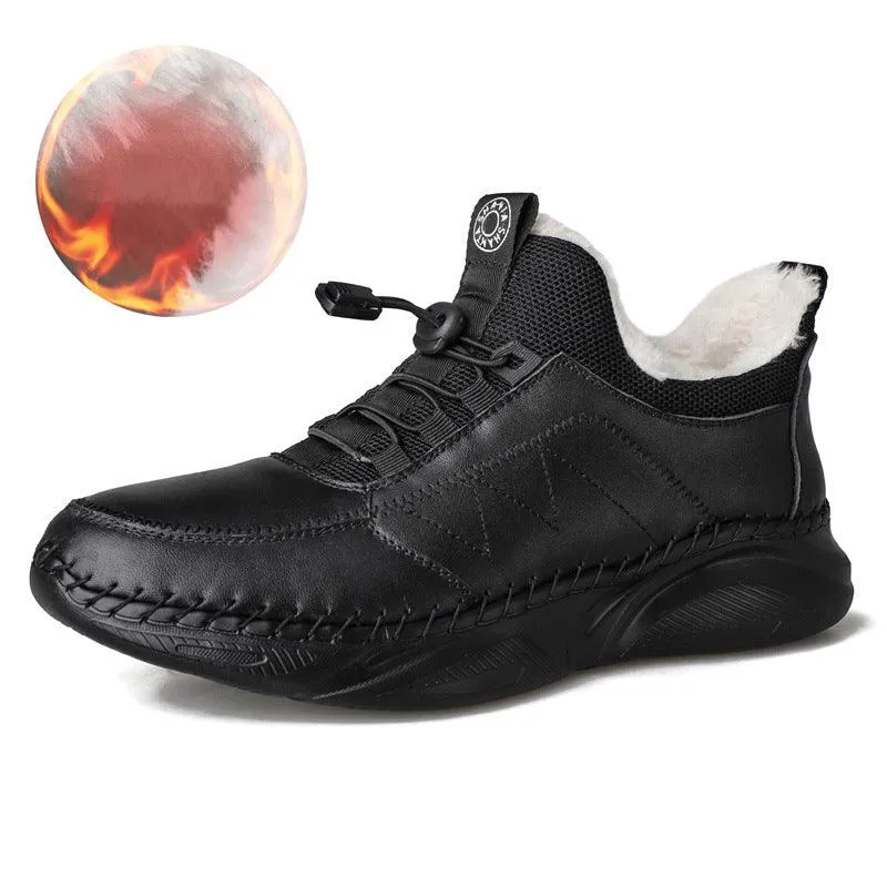 Casual Shoes Large Size Men's Boots Plus Cotton Casual Men's Shoes