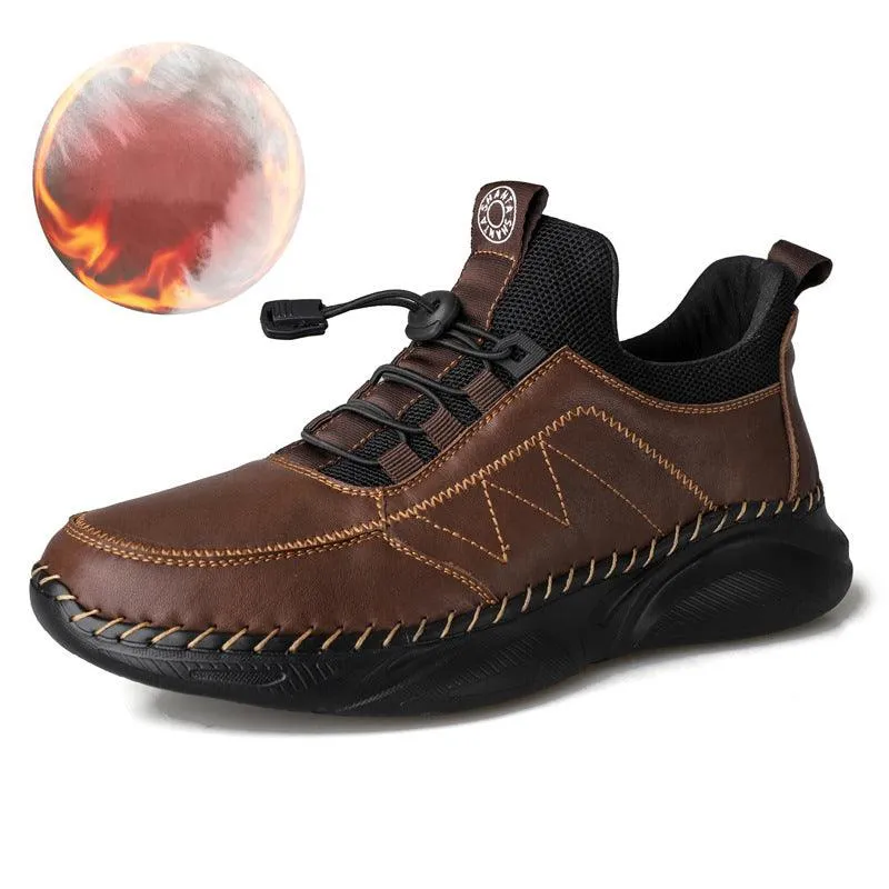 Casual Shoes Large Size Men's Boots Plus Cotton Casual Men's Shoes