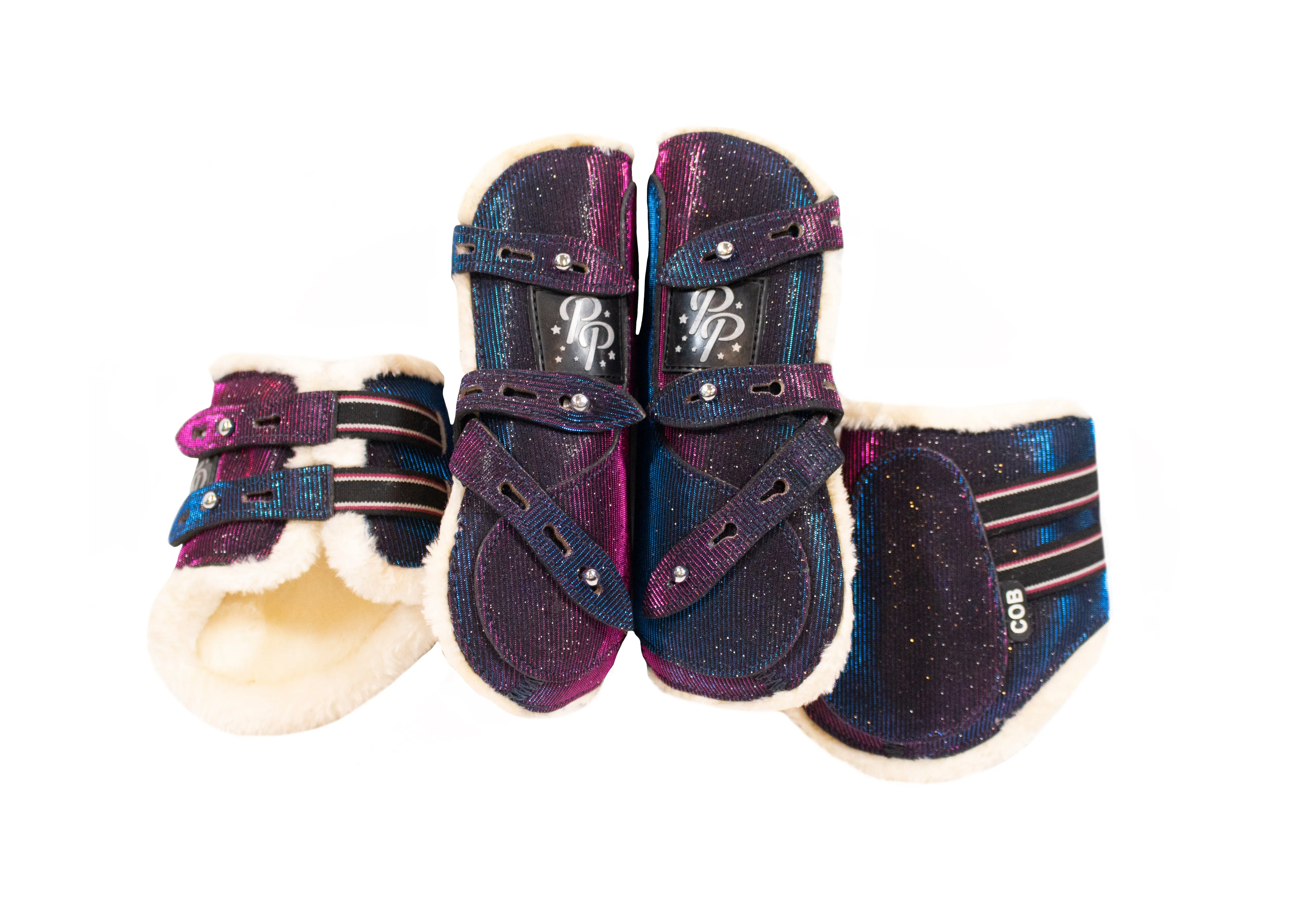 Colour Changing Open Front Boots - Set of four