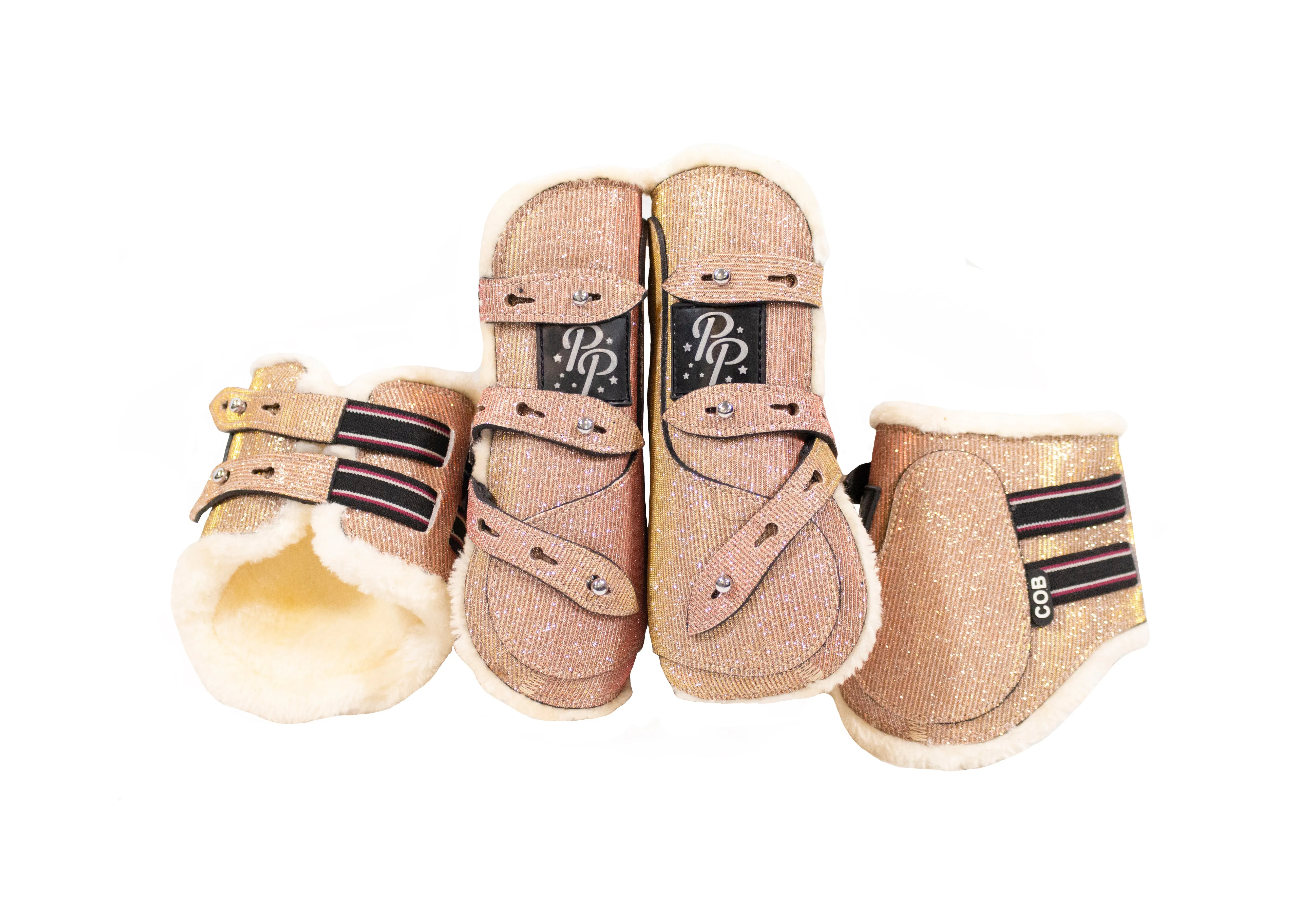 Colour Changing Open Front Boots - Set of four