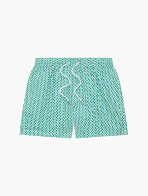 COPACABANA HERRINGBONE SPORT SWIM SHORTS