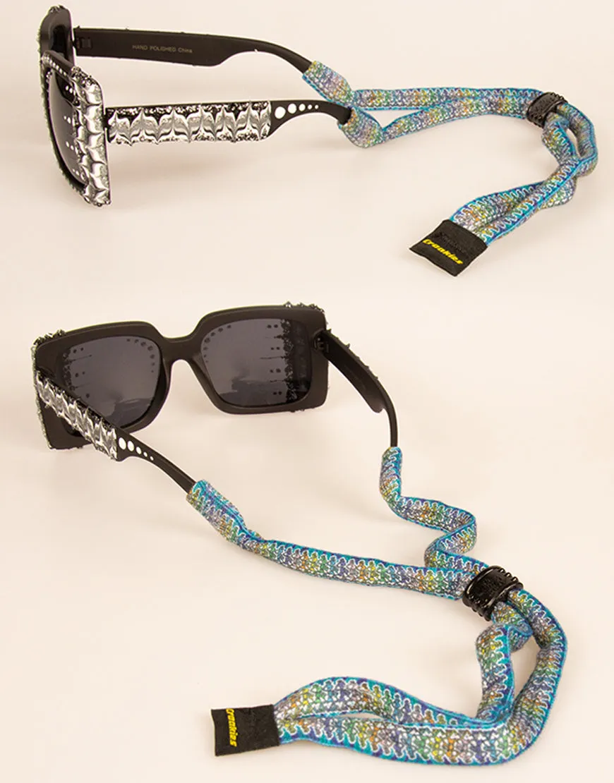 Croakies Suiters - Dancing Skeletons Blue/White