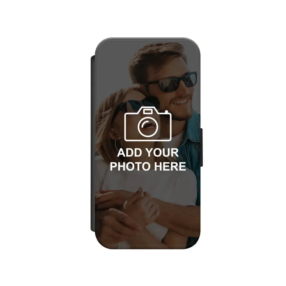 Custom Collage Leather Flip Case Wallet for iPhone & Samsung - Pre Made Templates