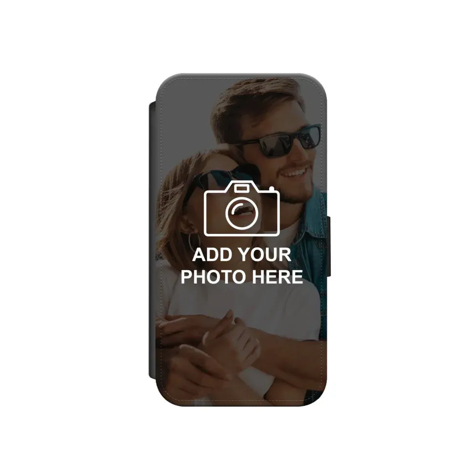 Custom Collage Leather Flip Case Wallet for iPhone & Samsung - Pre Made Templates