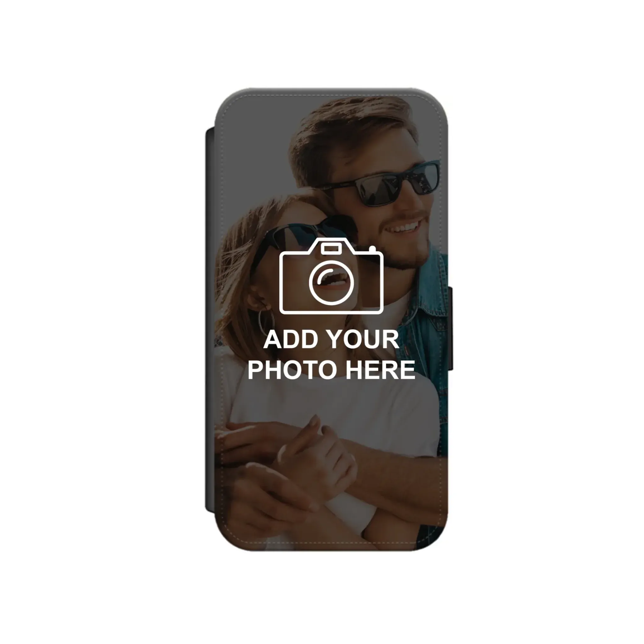 Custom Collage Leather Flip Case Wallet for iPhone & Samsung - Pre Made Templates