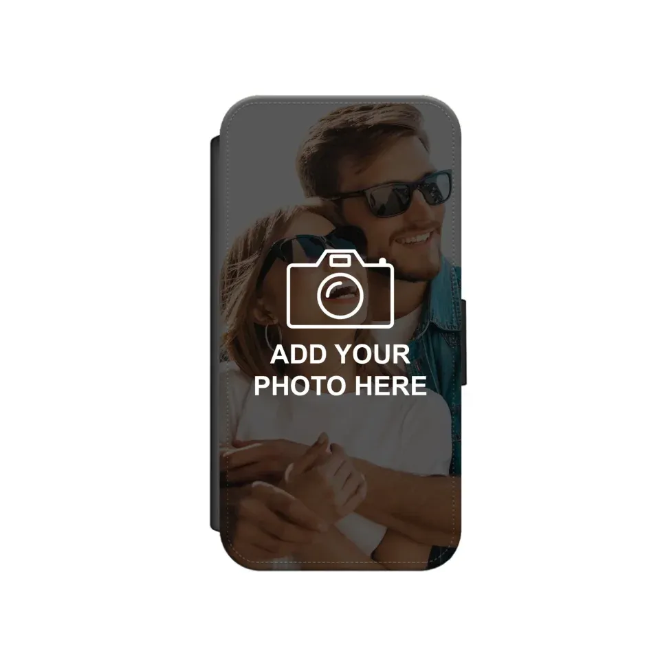 Custom Collage Leather Flip Case Wallet for iPhone & Samsung - Pre Made Templates