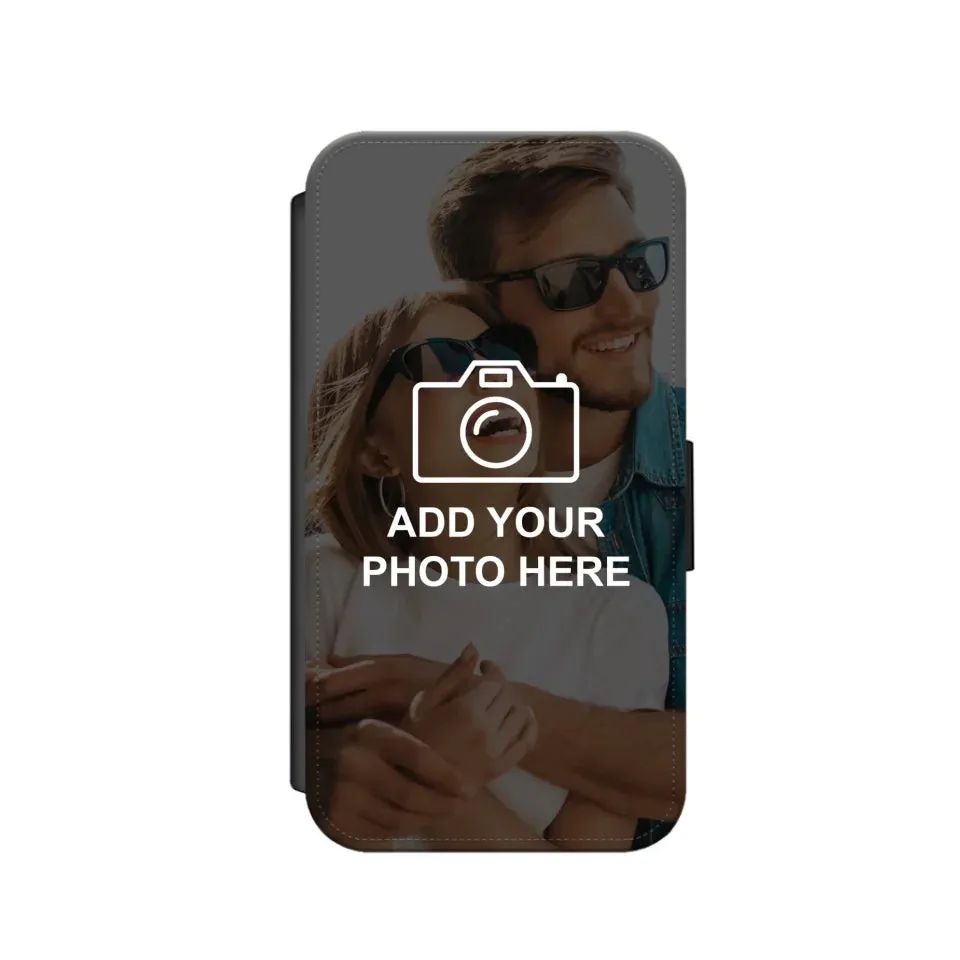 Custom Collage Leather Flip Case Wallet for iPhone & Samsung - Pre Made Templates