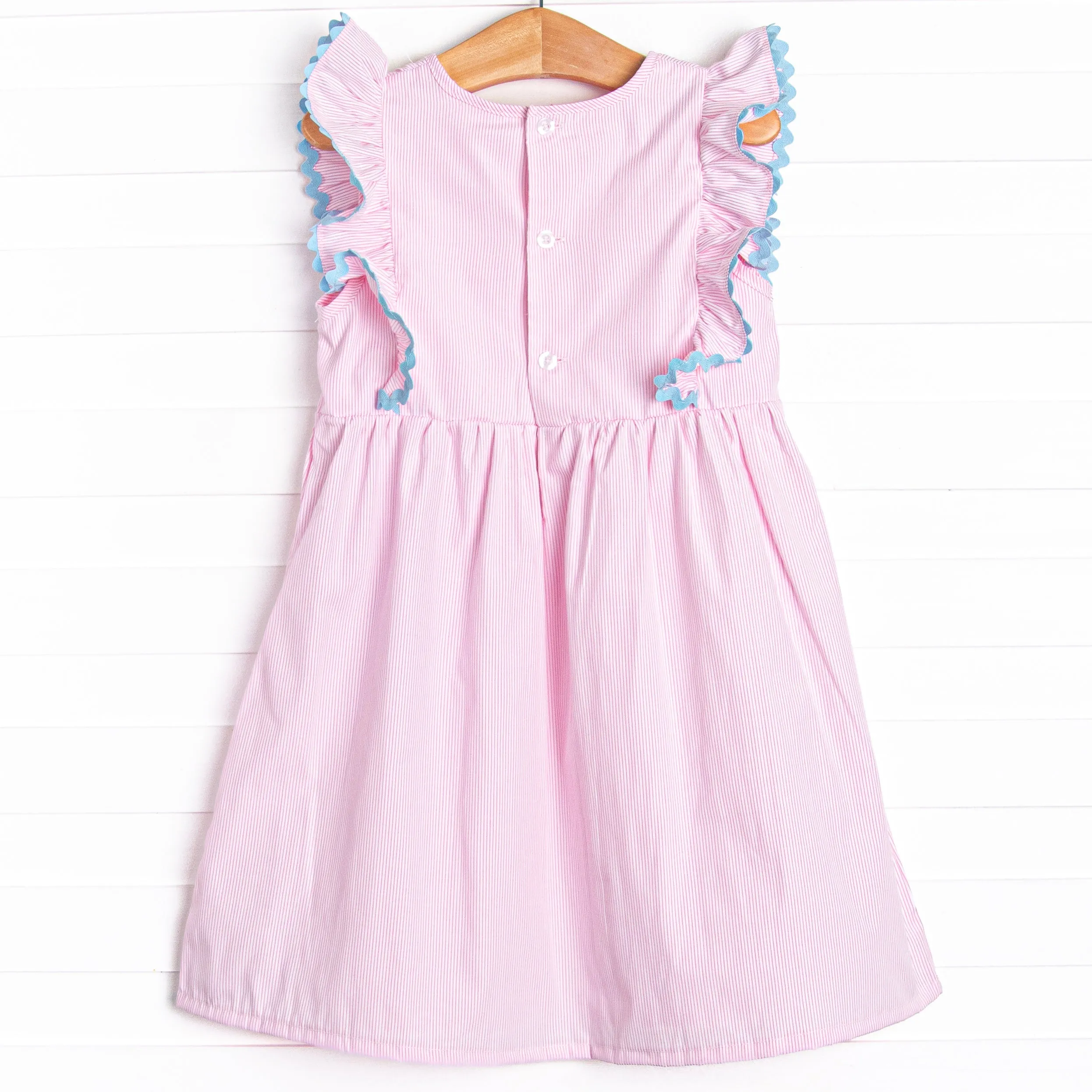 Darcy Dress, Pink Stripe