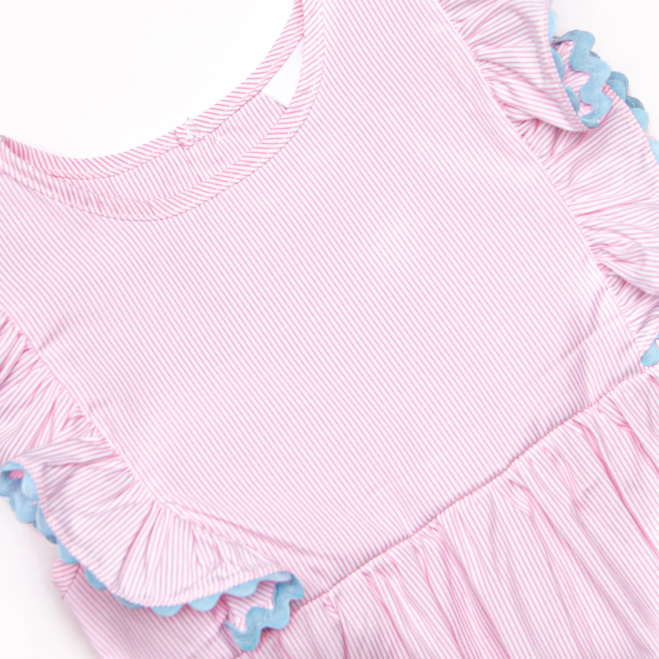 Darcy Dress, Pink Stripe