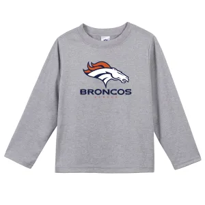 Denver Broncos Boys Long Sleeve Tee Shirt