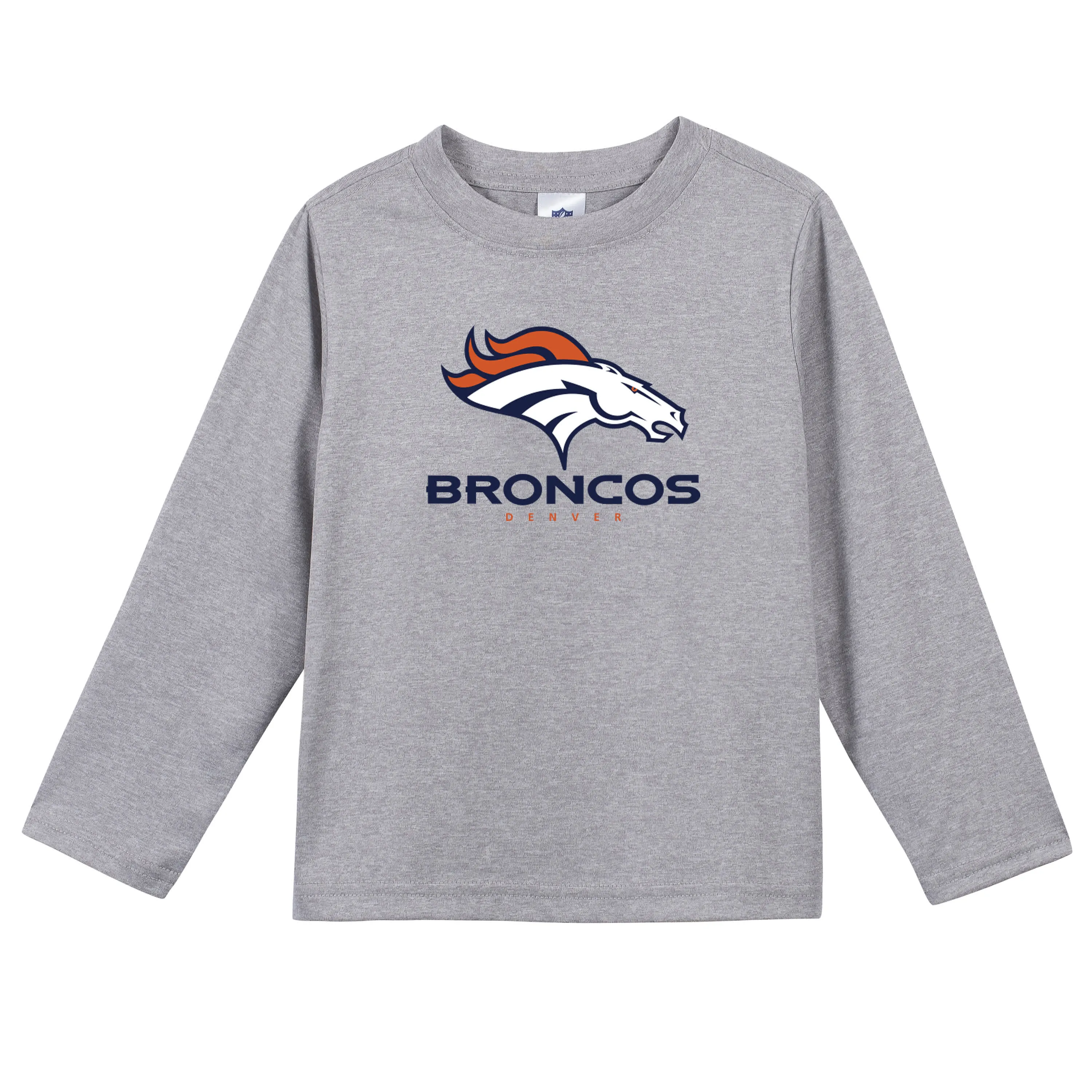 Denver Broncos Boys Long Sleeve Tee Shirt