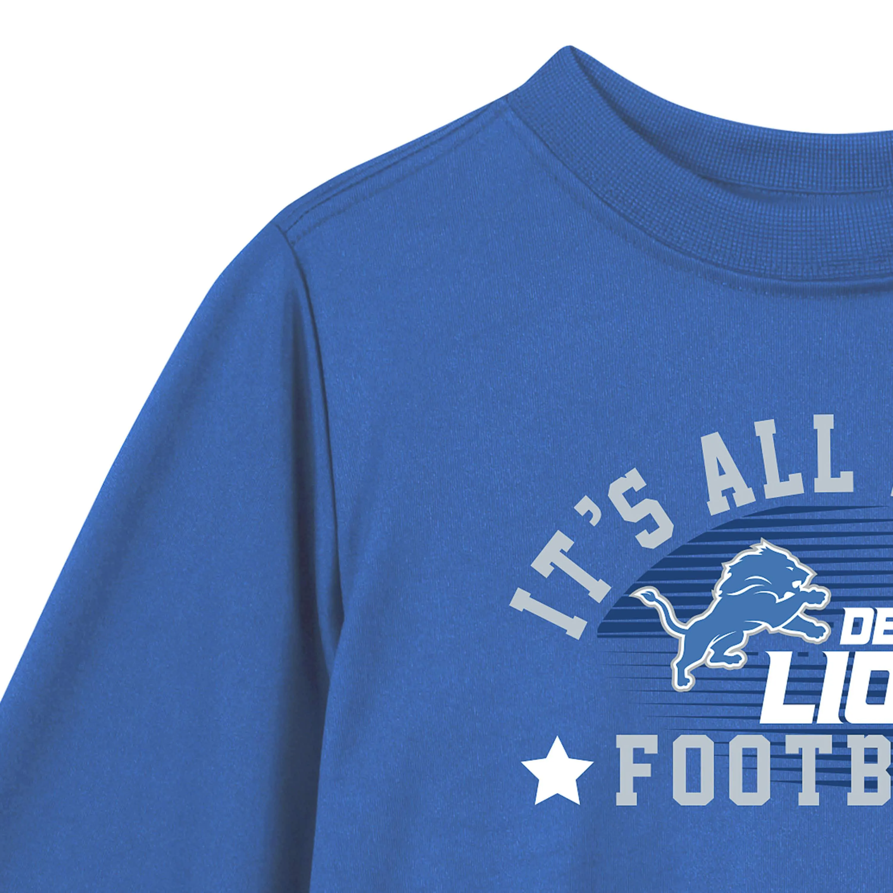 Detroit Lions Boys Long Sleeve Tee Shirt