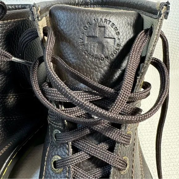 Dr Martens Roseland Brown Pebble Leather Mens Size 11 Boots