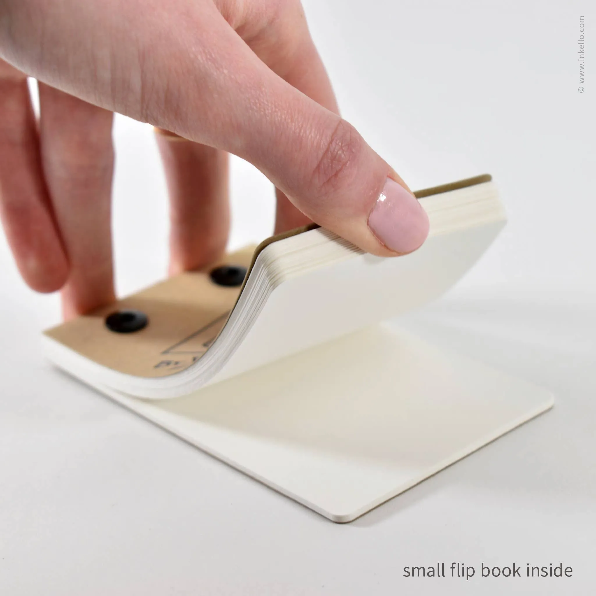 Draw-Your-Own Flip Book   Pencil (#316): Blue Raspberry / Small