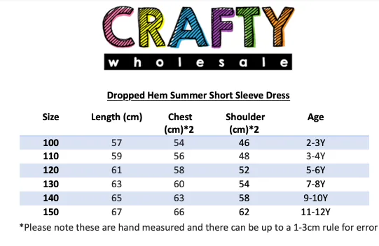 Dropped Hem Summer Short Sleeve Dress - Green